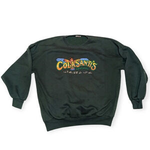 Vintage Green Colasantis Canada Crew Neck Sweatshirt Oceanic  Medium Unisex